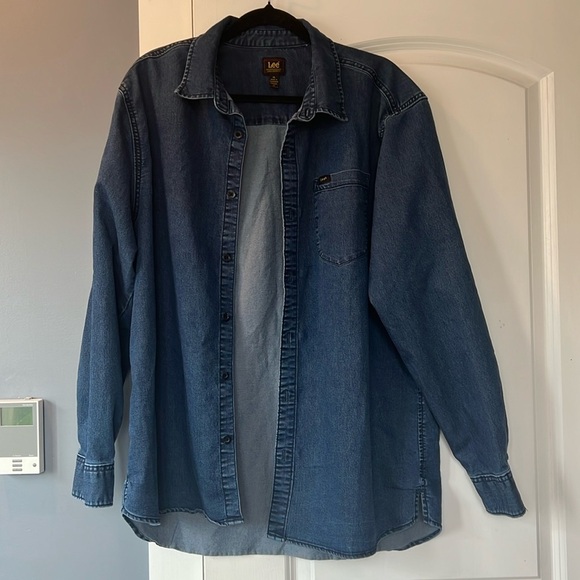 Lee Button Up Denim Shirt - Picture 1 of 3